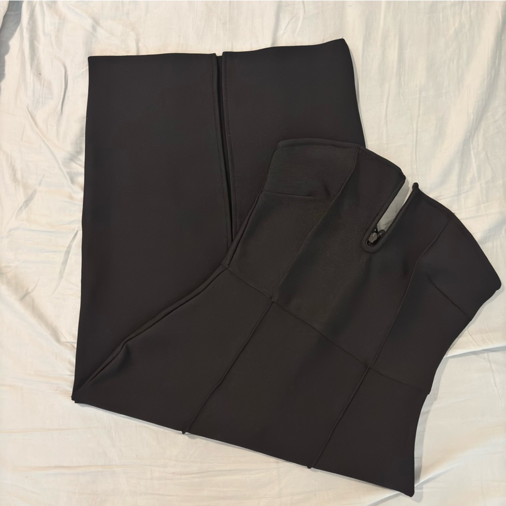 Fashion Nova Black Midi Dress